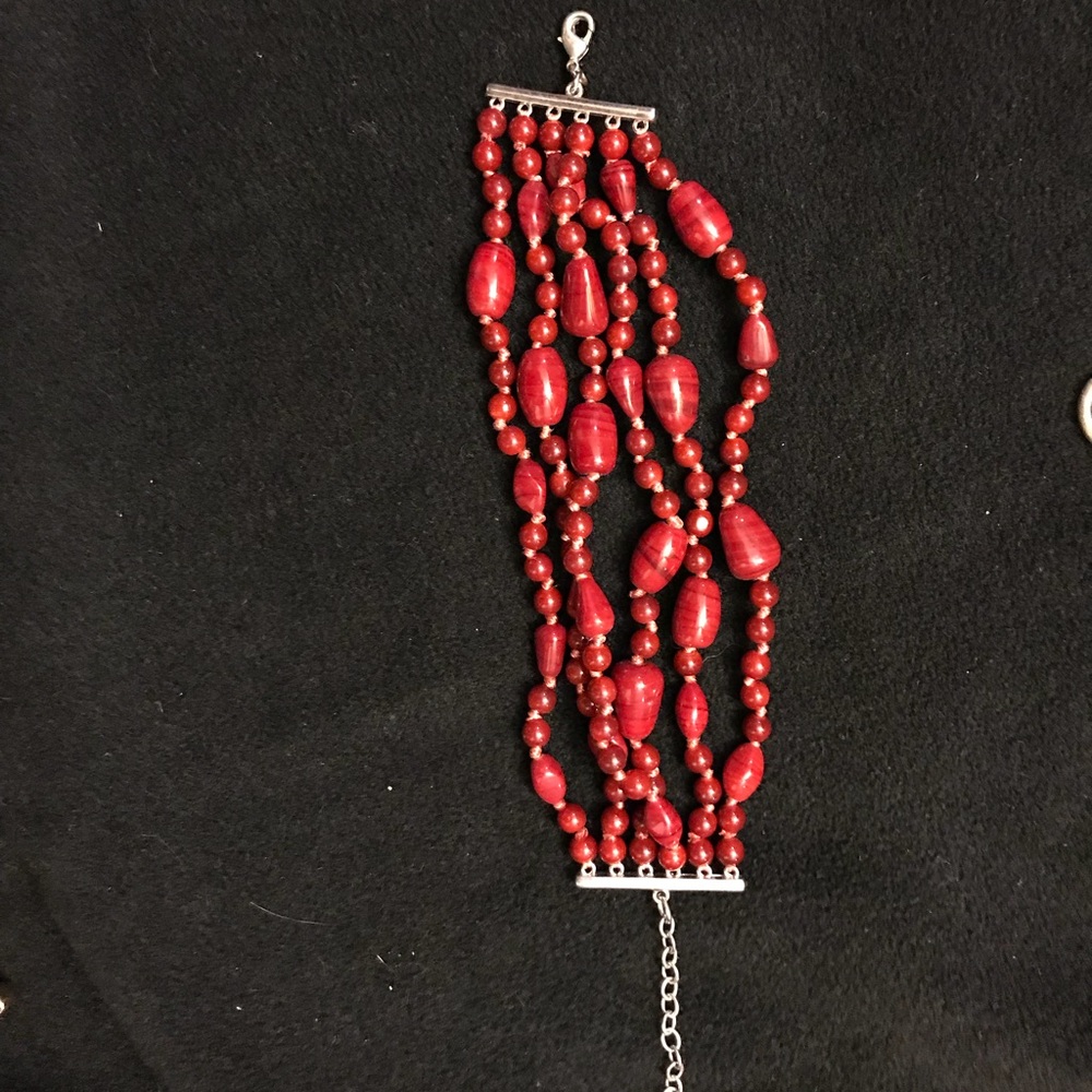 4 Bracelets and 1 Nacklace